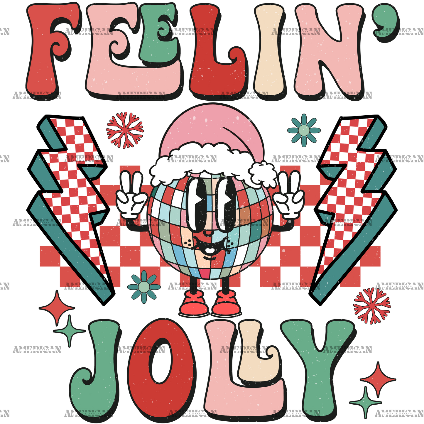 Feelin Jolly-1 DTF Transfer