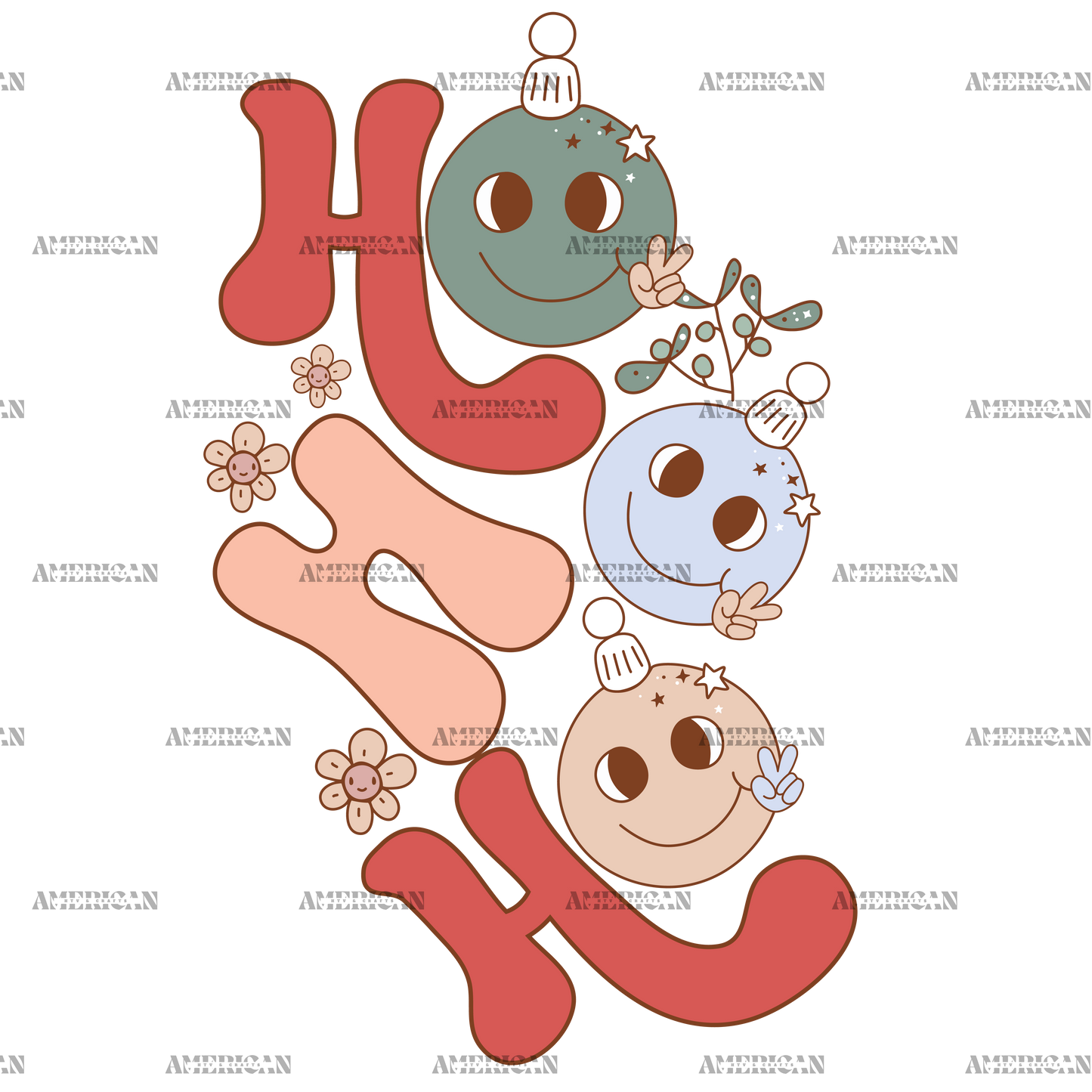 HoHoHo-4 DTF Transfer
