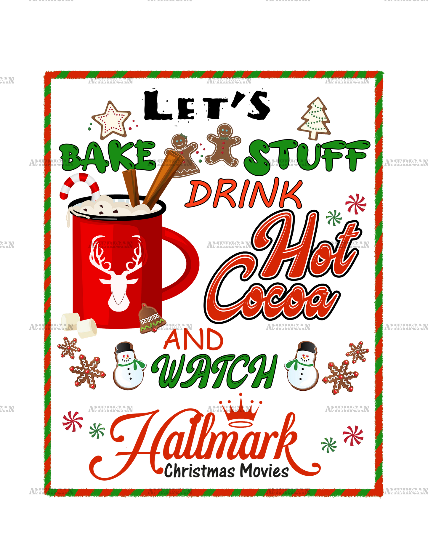 Lets Bake Stuff Hallmark DTF Transfer