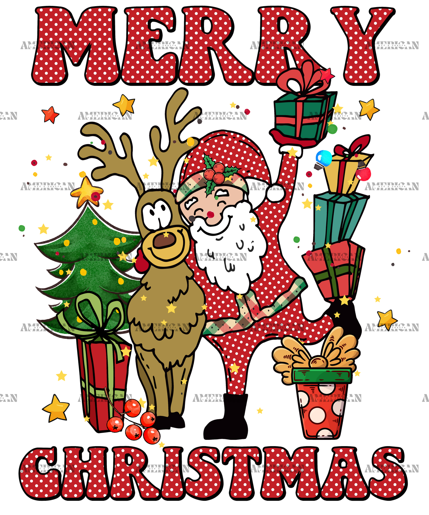 Merry Christmas-21 DTF Transfer