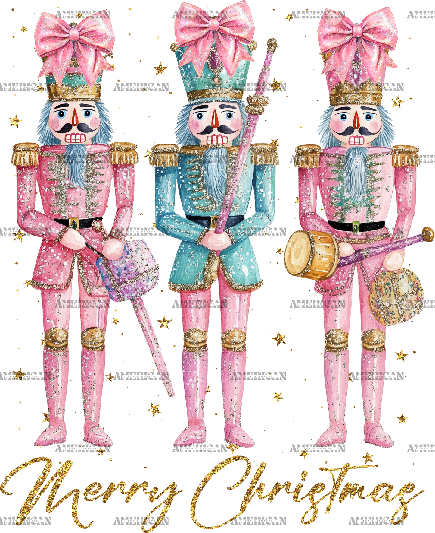 Merry Christmas Nutcracker-2 DTF Transfer