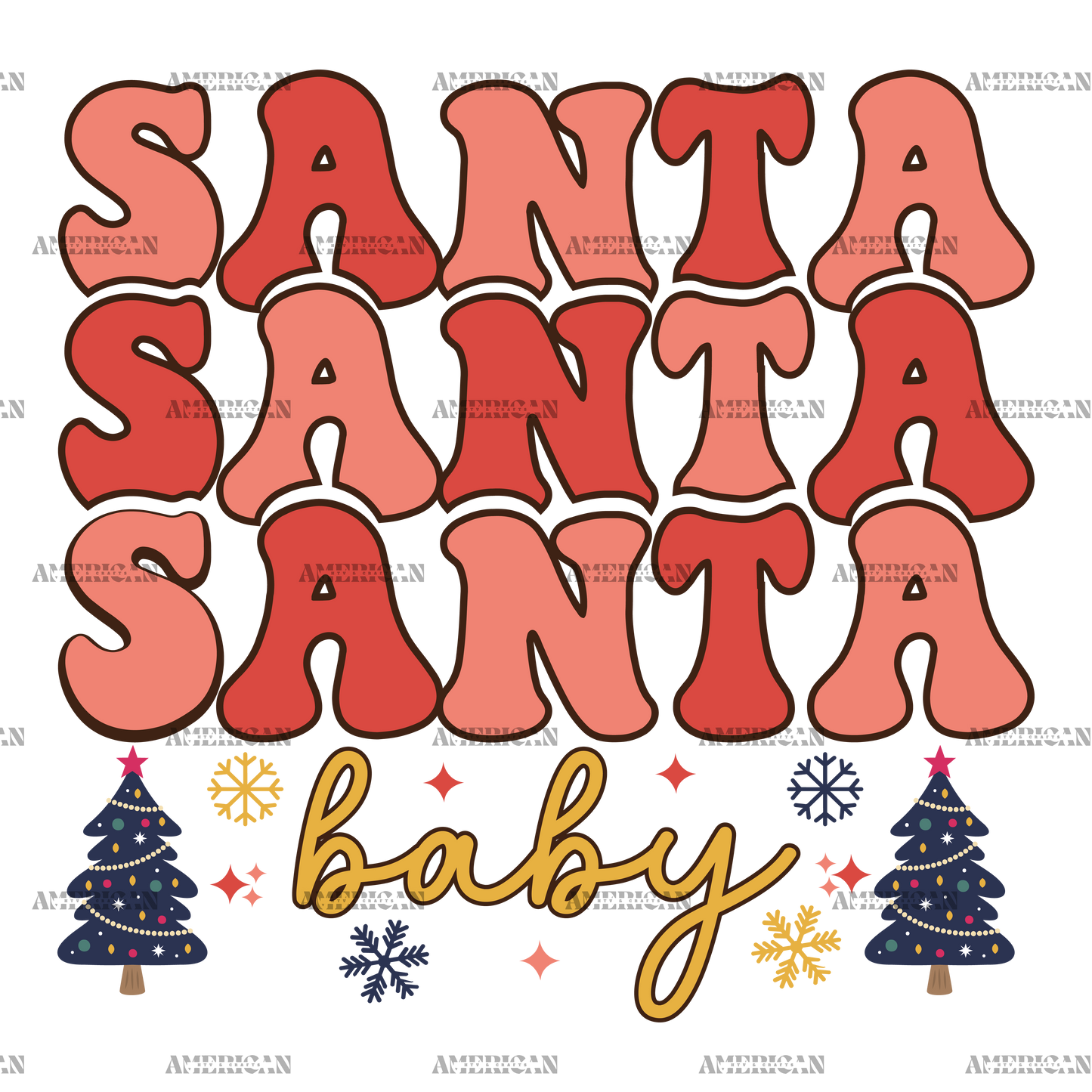 Santa-Baby-11 DTF Transfer