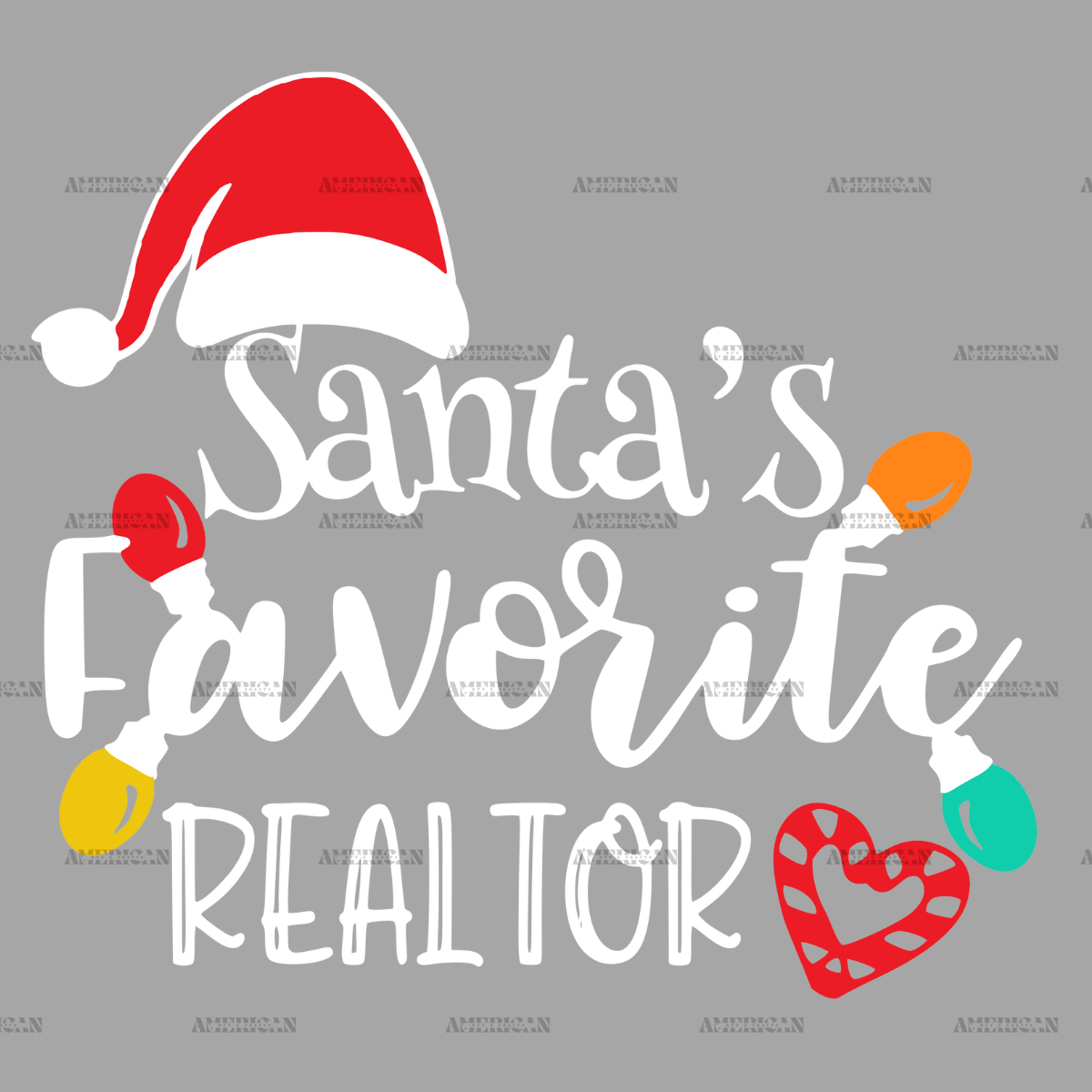 Santas Favorite Realtor DTF Transfer