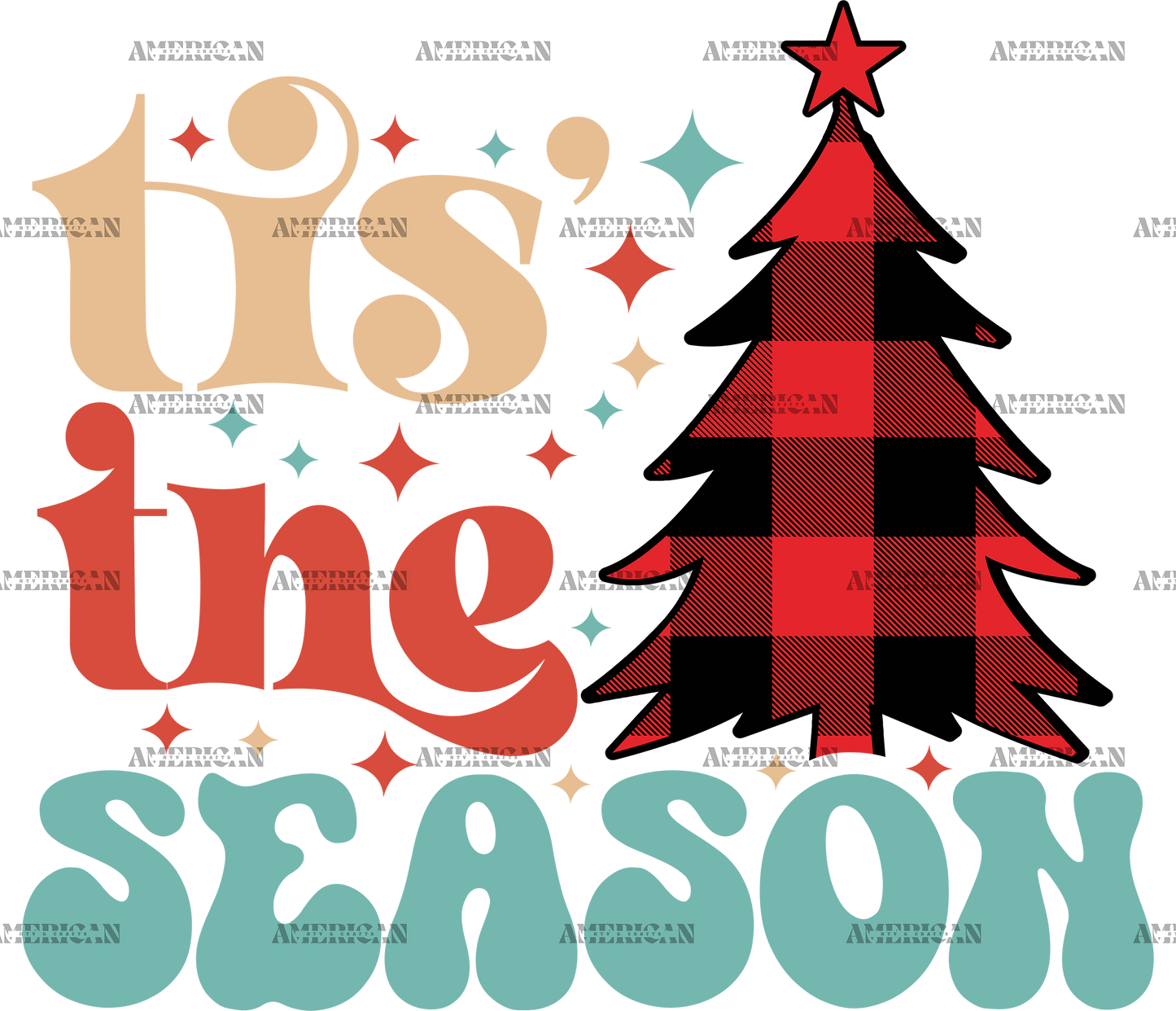 Tis The Season Christmas-21 DTF Transfer