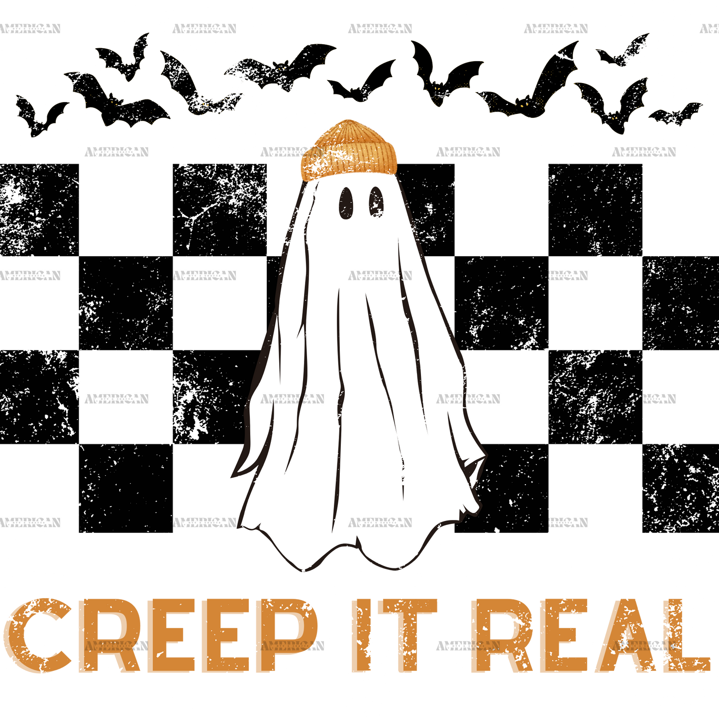 Creep It Real Vintage DTF Transfer