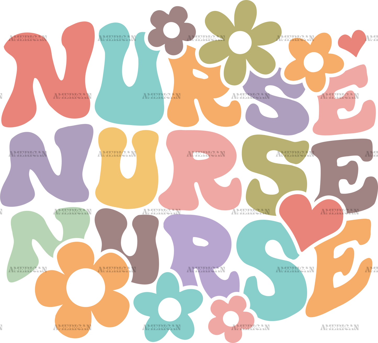 Nurse Nurse Nurse DTF Transfer