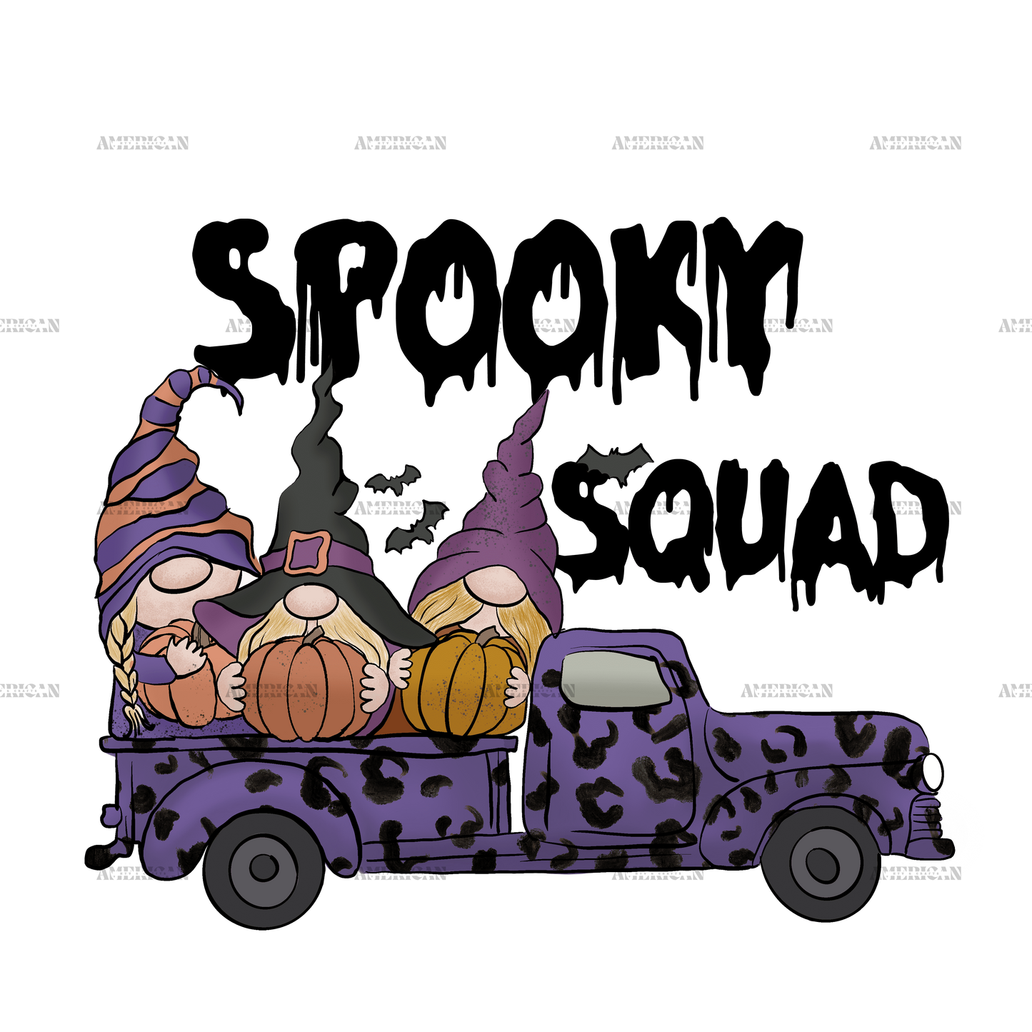 spooky squad DTF Transfer