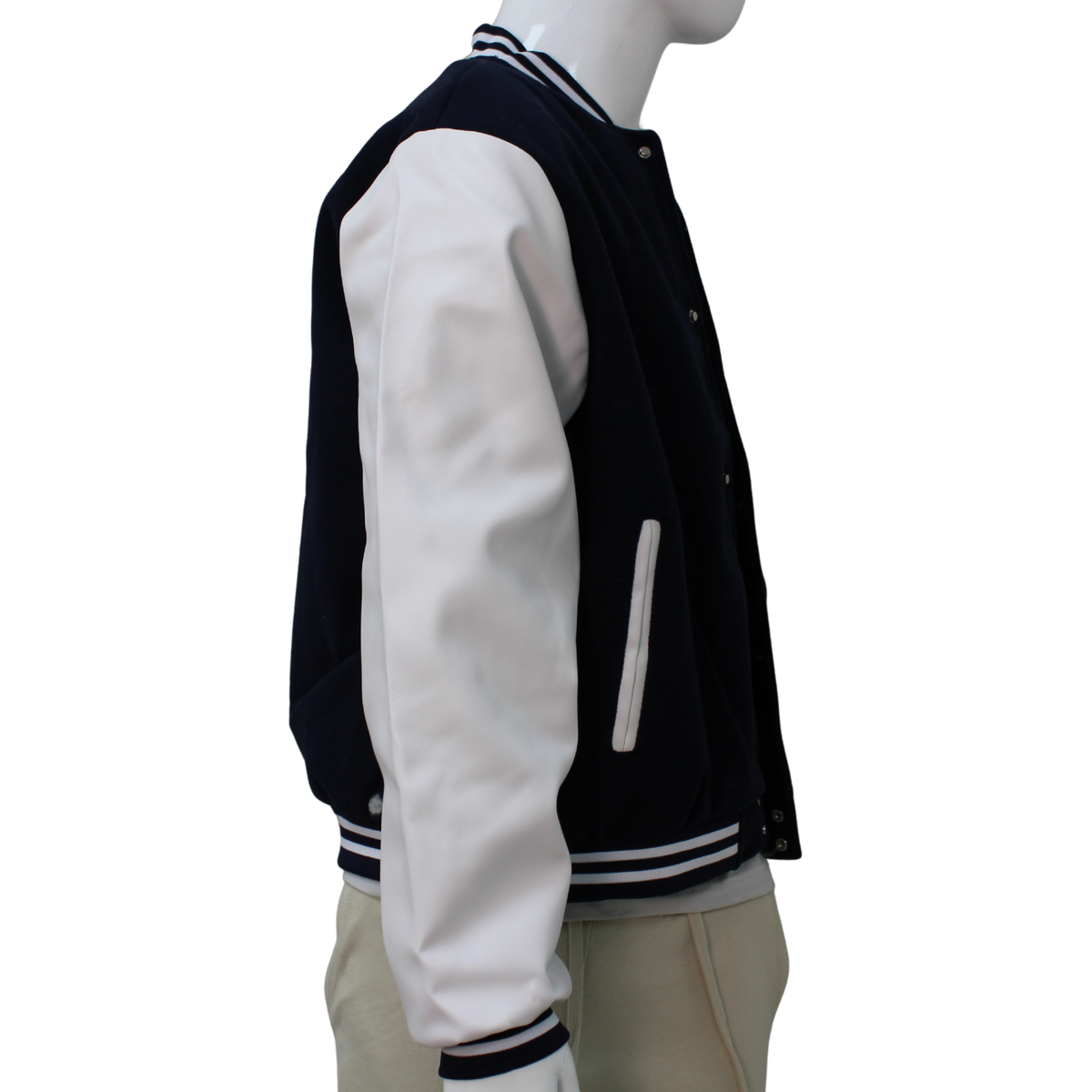 Adult Varsity Jacket with Leather Arm