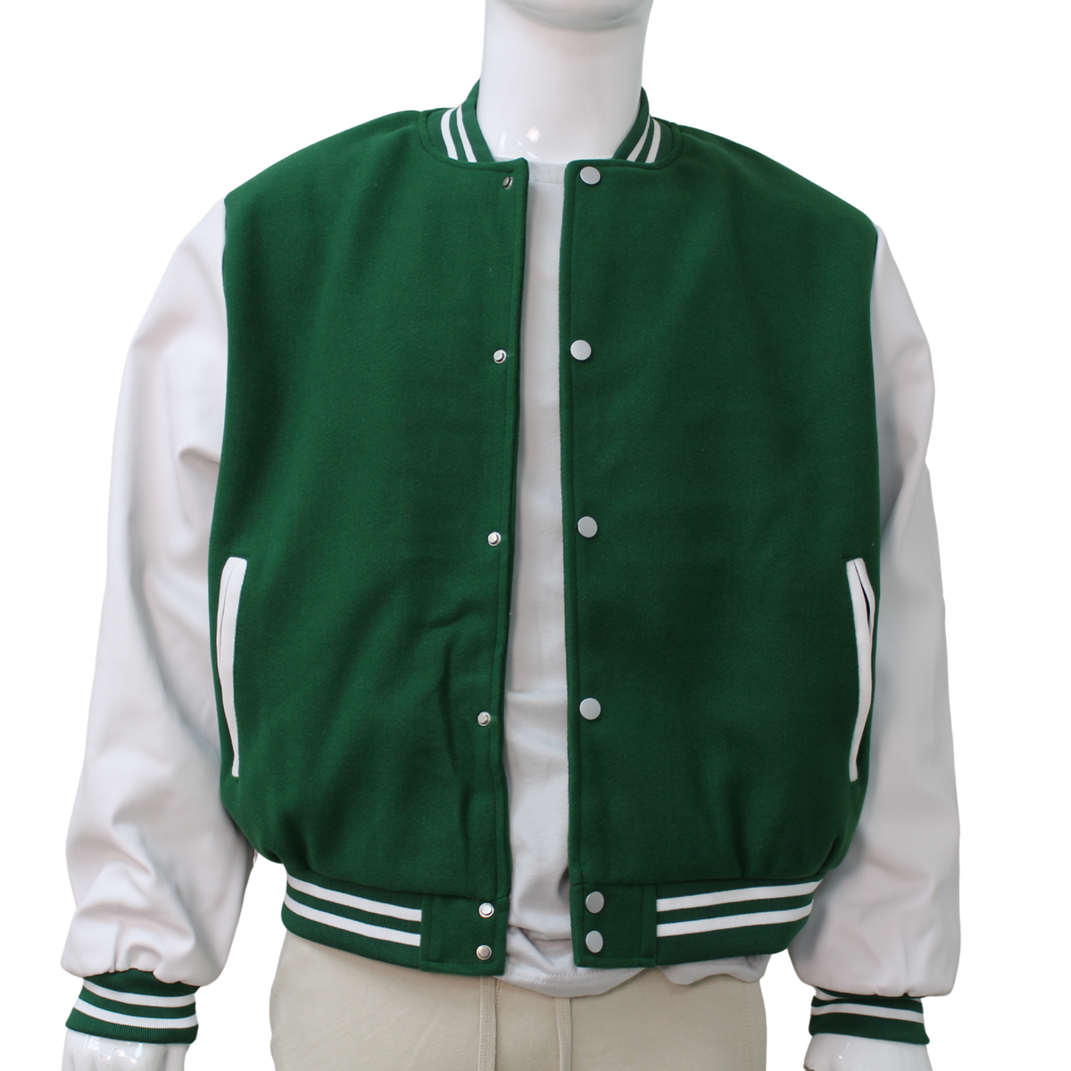 Adult Varsity Jacket with Leather Arm