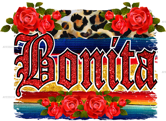 Bonita Spanish Design Dtf Transfer