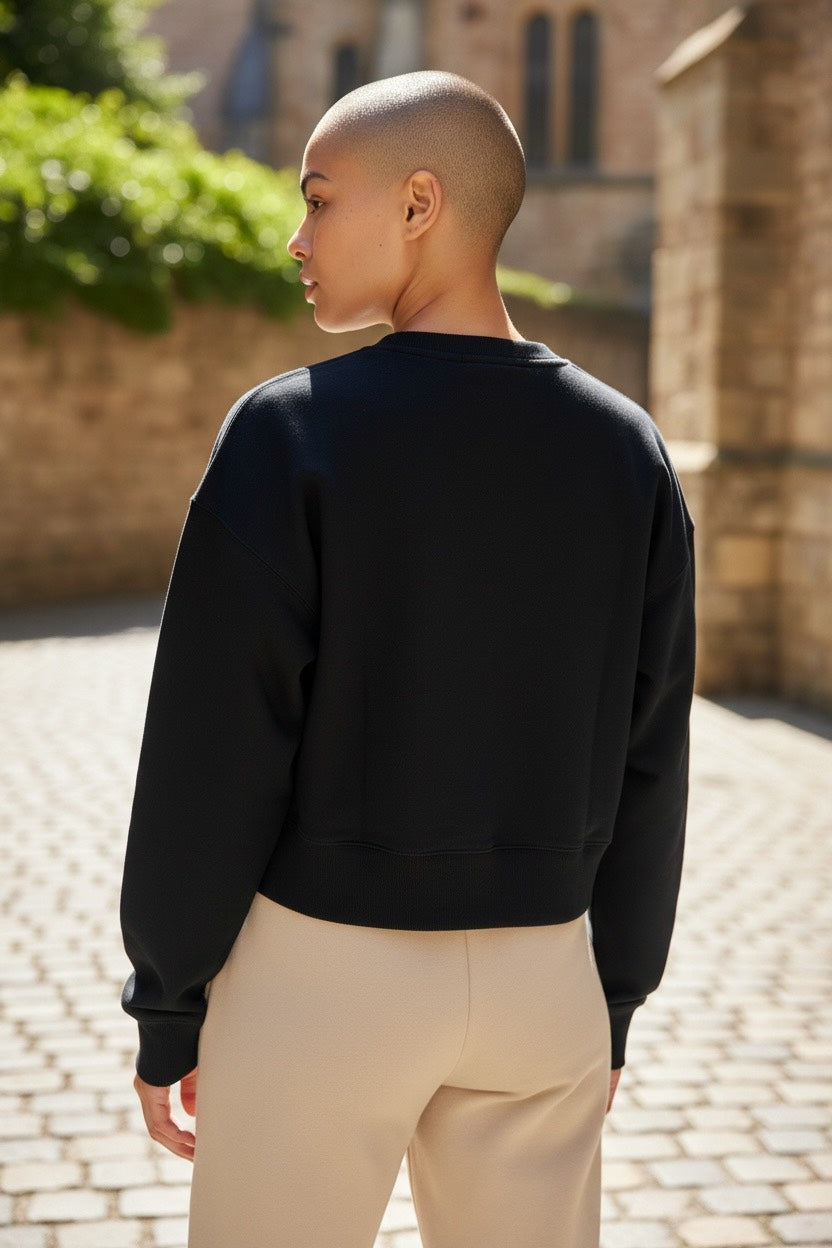 Women’s Crop Top Sweatshirts By American & Co