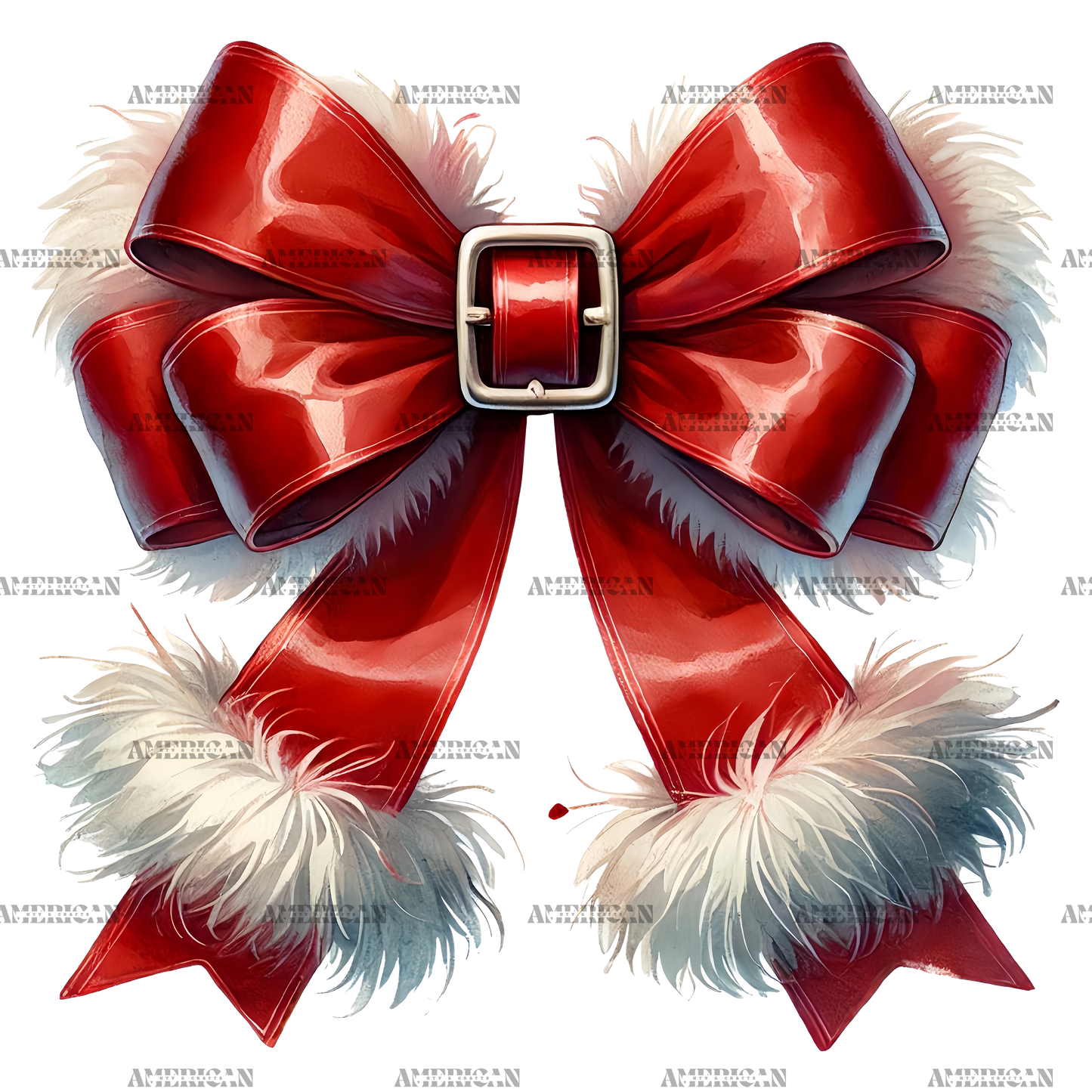 Christmas Bow-1 DTF Transfer