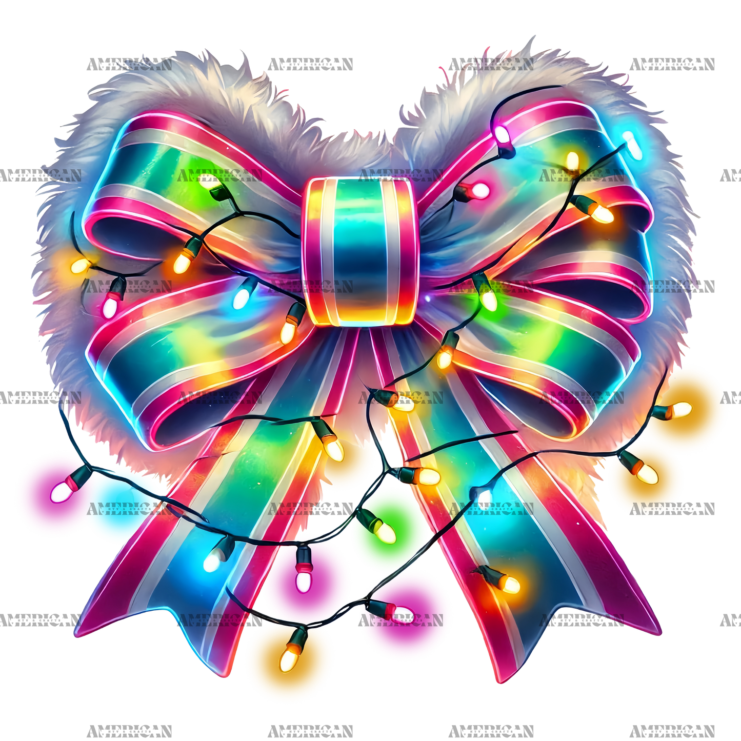 Christmas Bow-3 DTF Transfer