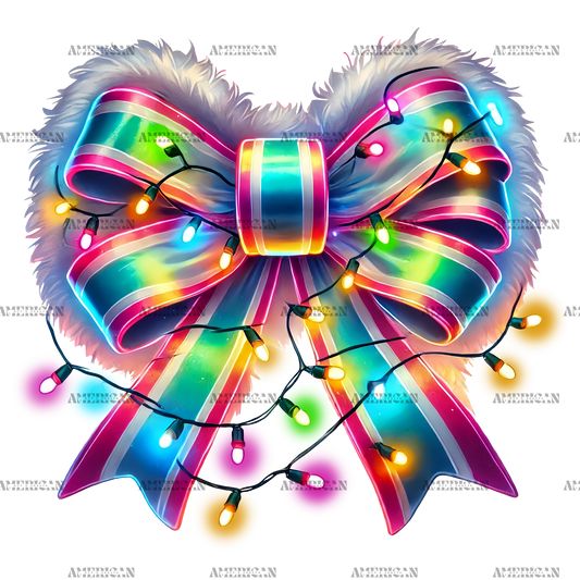 Christmas Bow-3 DTF Transfer