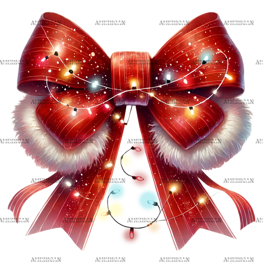 Christmas Bow-5 DTF Transfer