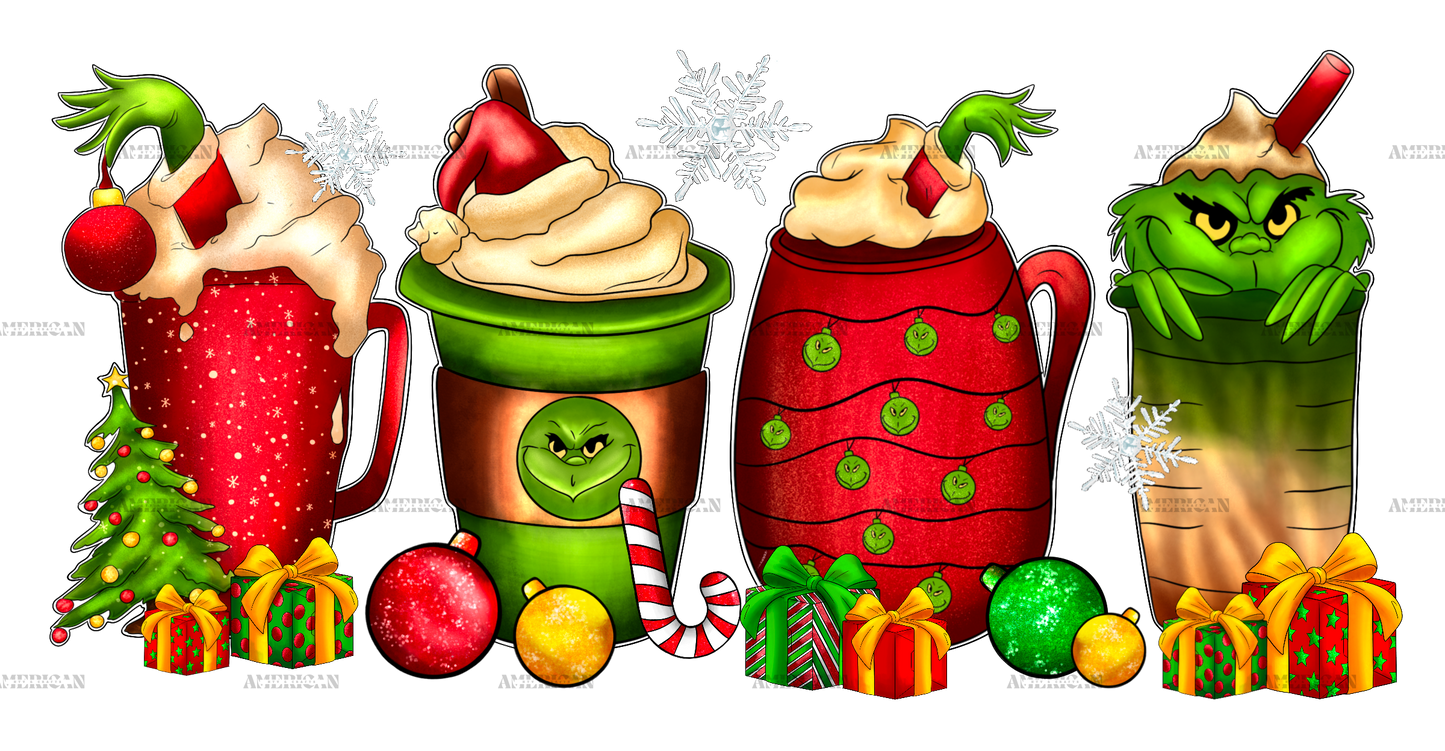 Christmas Coffee DTF Transfer