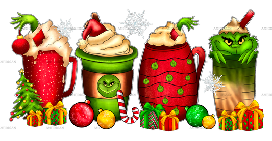 Christmas Coffee DTF Transfer