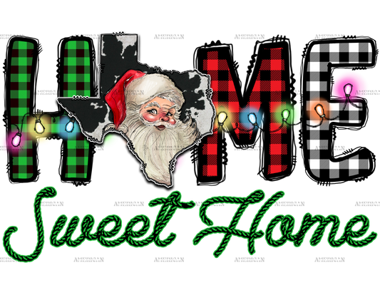 Christmas Home Sweet Home DTF Transfer