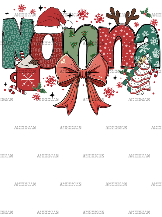 Christmas Nonna DTF Transfer