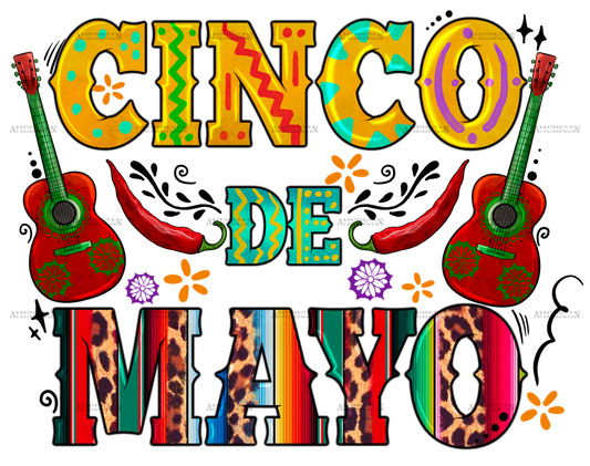Cinco De Mayo Dtf Transfer