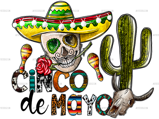 Cinco De Mayo 2 Dtf Transfer