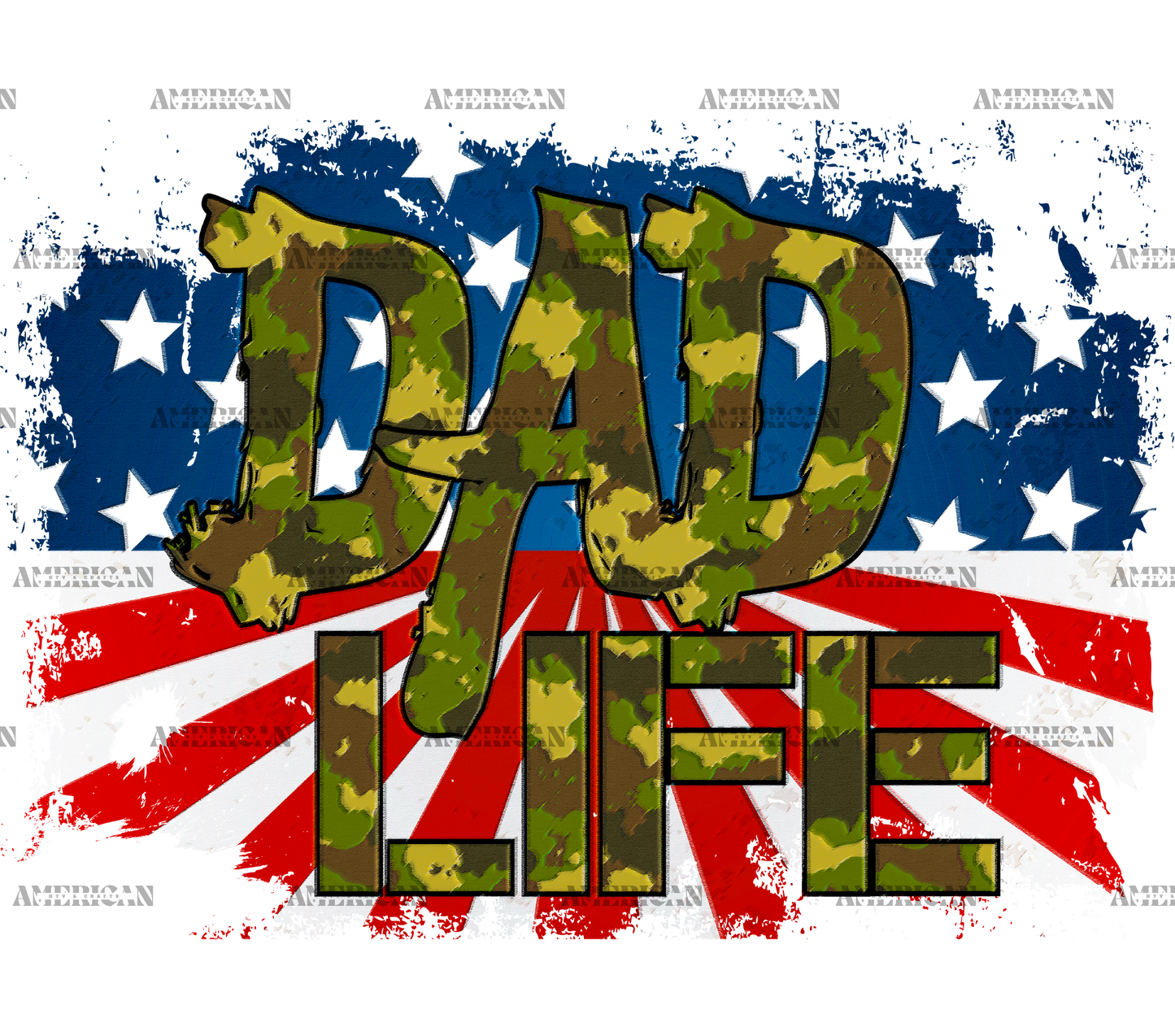 Dad Life-1 DTF Transfer