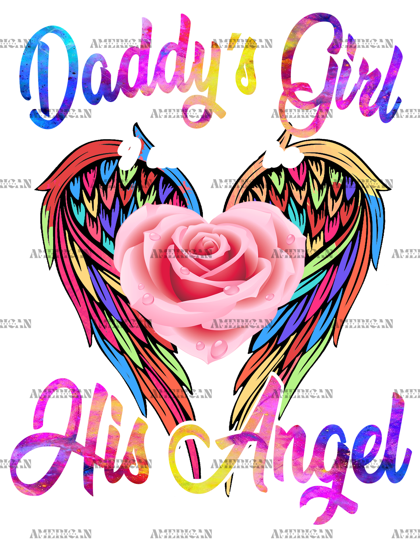 Daddy's Girl I Used To Be His Angel DTF Transfer