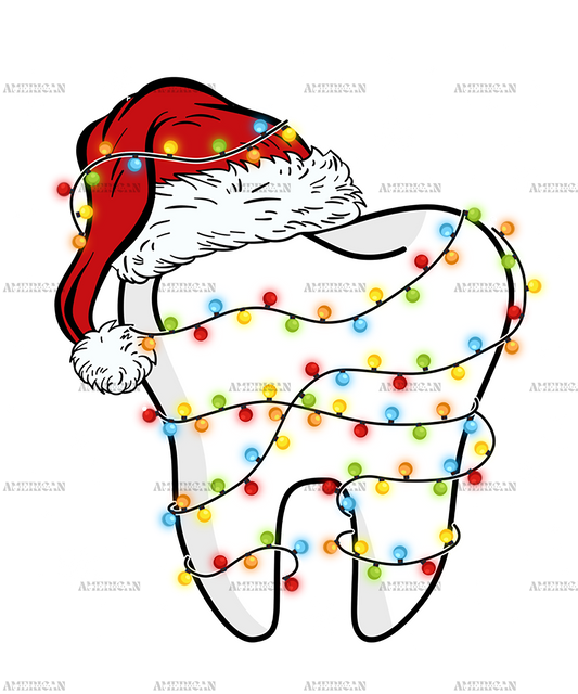 Dental Santa Hat DTF Transfer