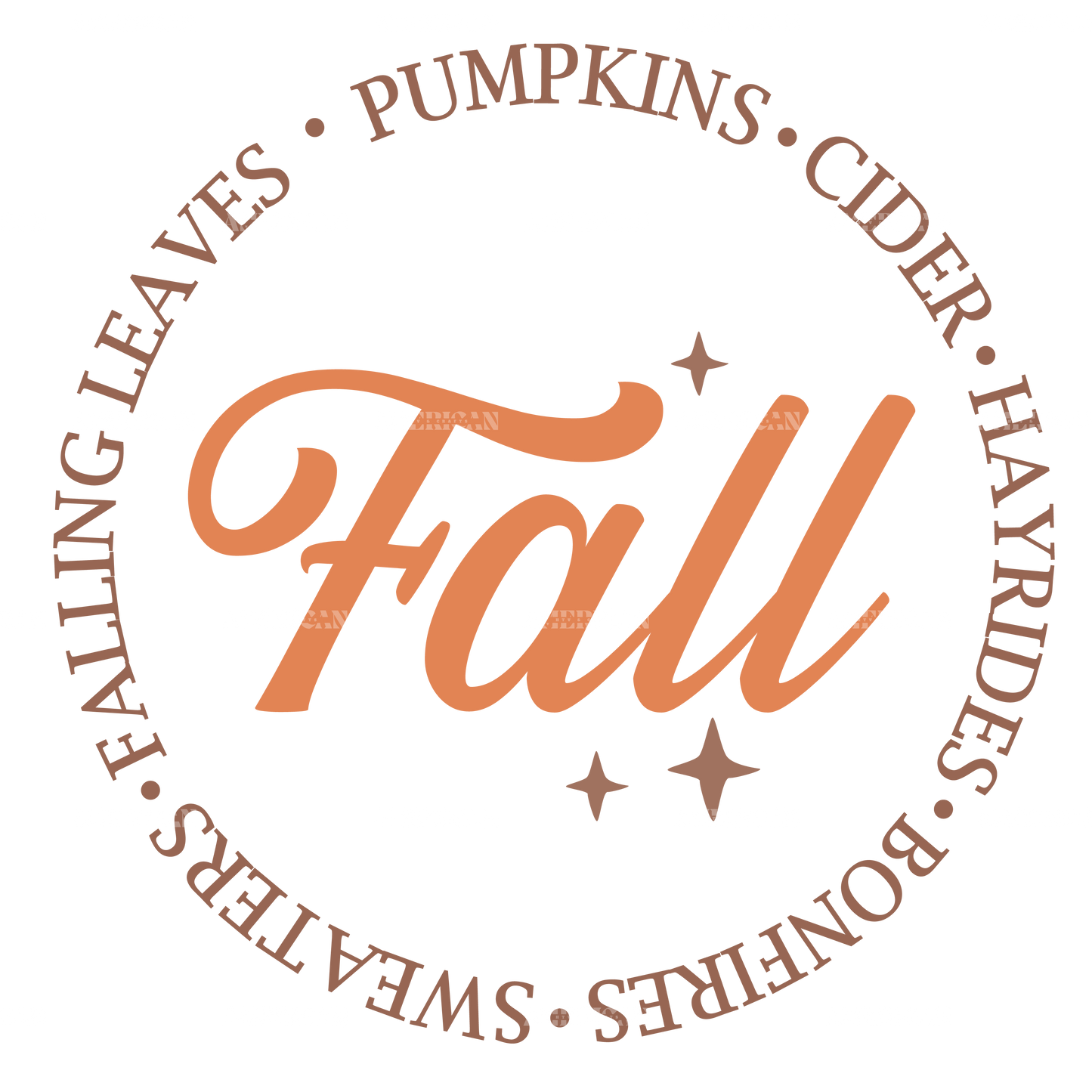Fall DTF Transfer