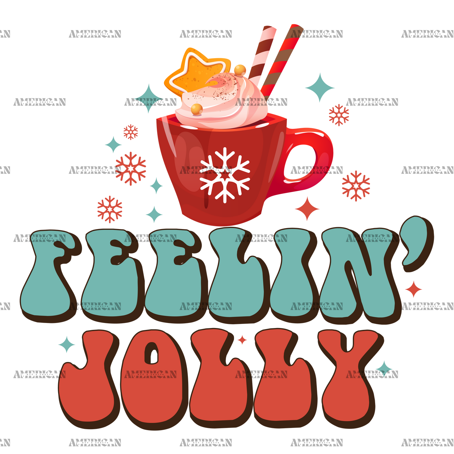 Feelin Jolly-6 DTF Transfer