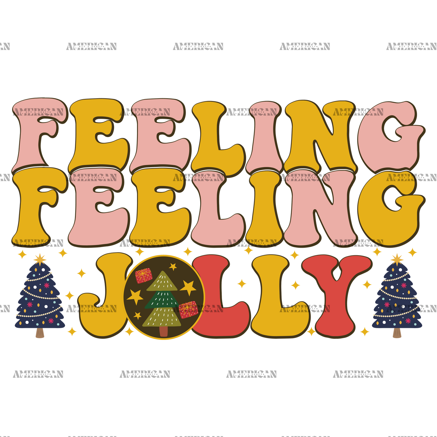Feelin Jolly-7 DTF Transfer