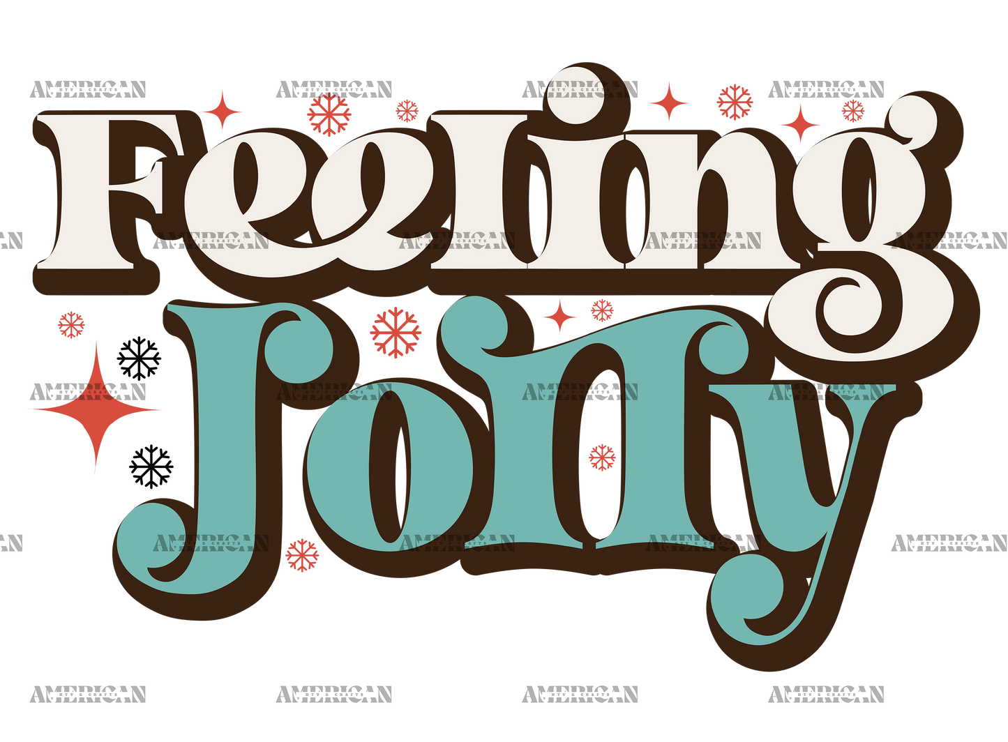 Feelin Jolly-8 DTF Transfer