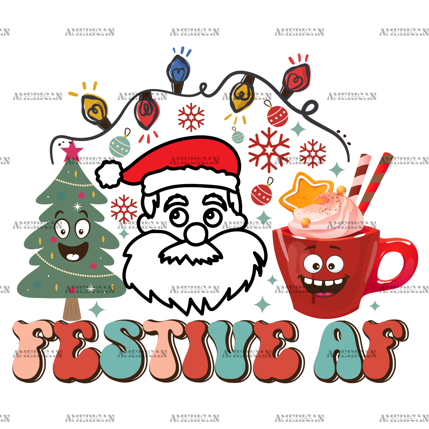 Festive AF-2 DTF Transfer