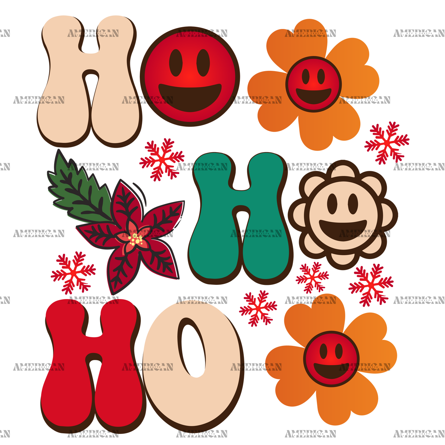 HoHoHo-11 DTF Transfer
