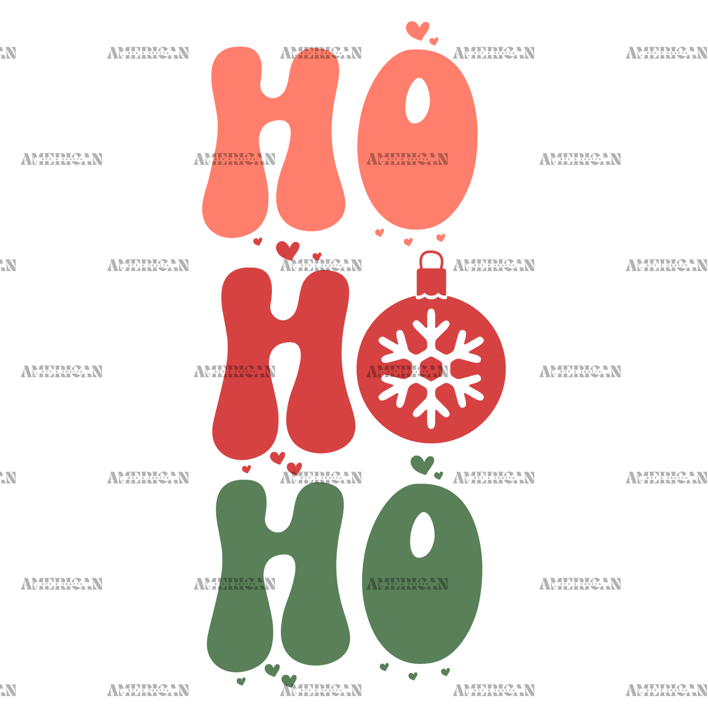 HoHoHo-3 DTF Transfer