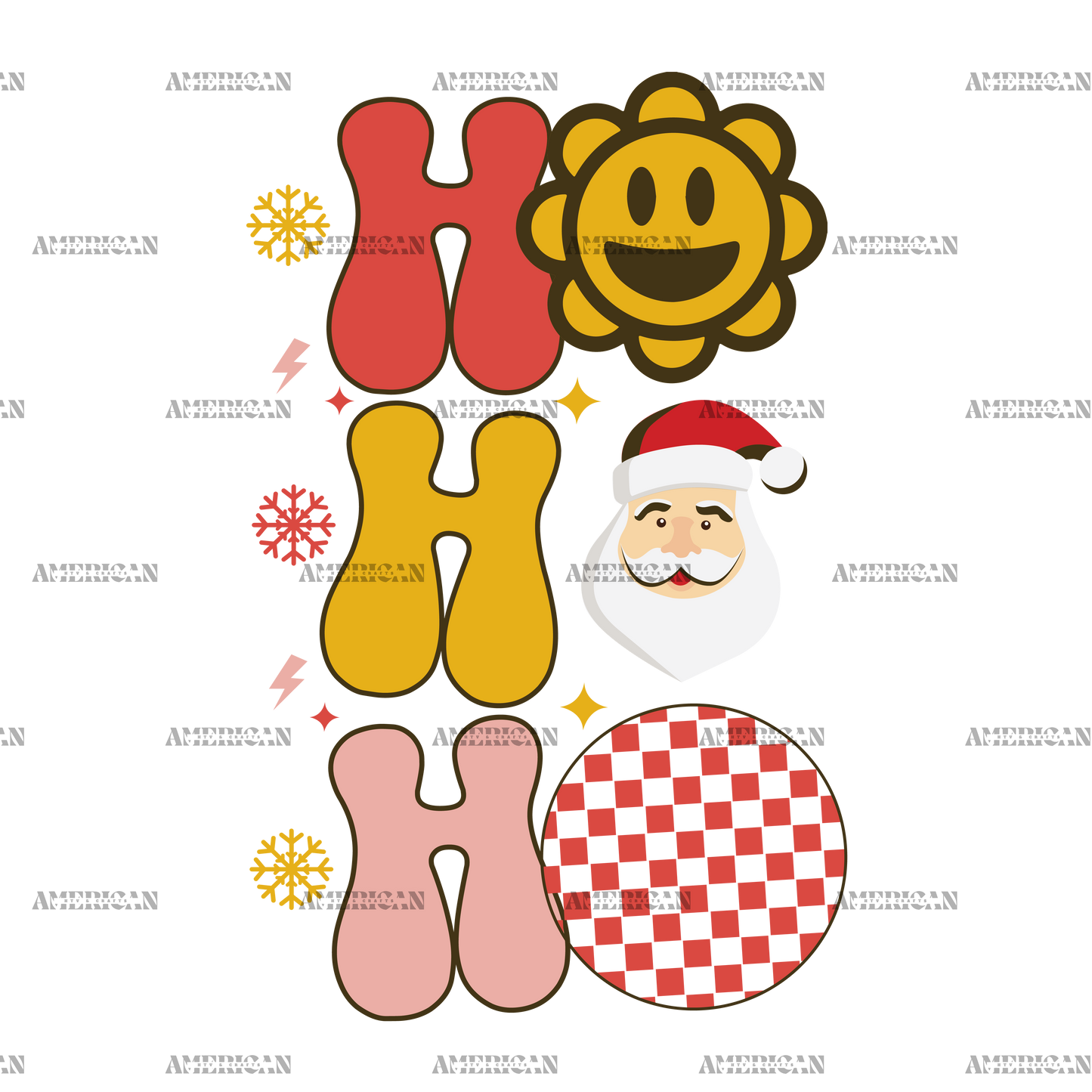 HoHoHo-7 DTF Transfer