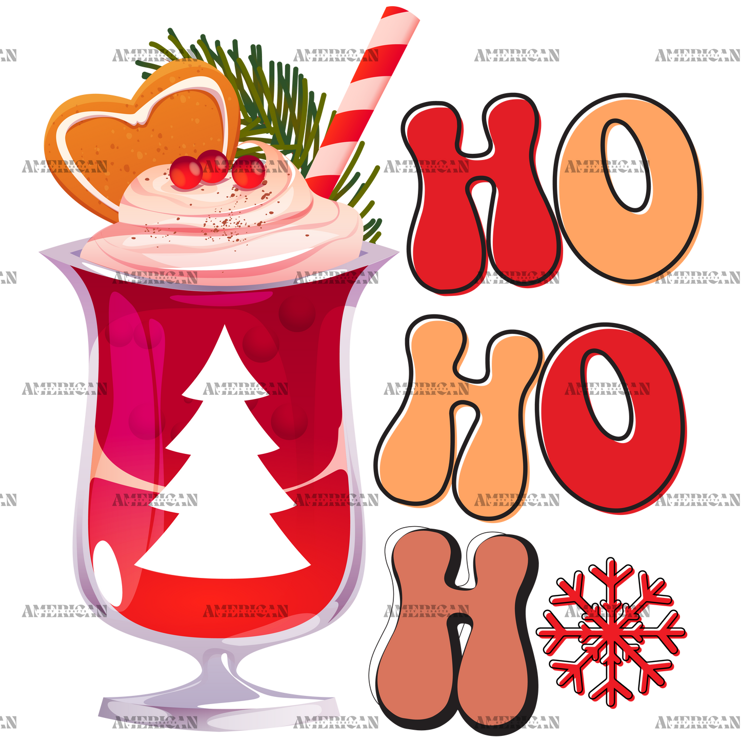HoHoHo-8 DTF Transfer