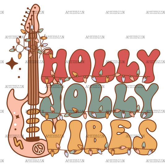 Holly Jolly Vibes-6 DTF Transfer