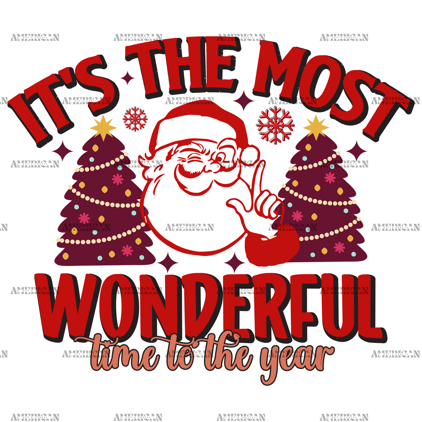 Its The Most Wonderful Time Of The Year-3 DTF Transfer