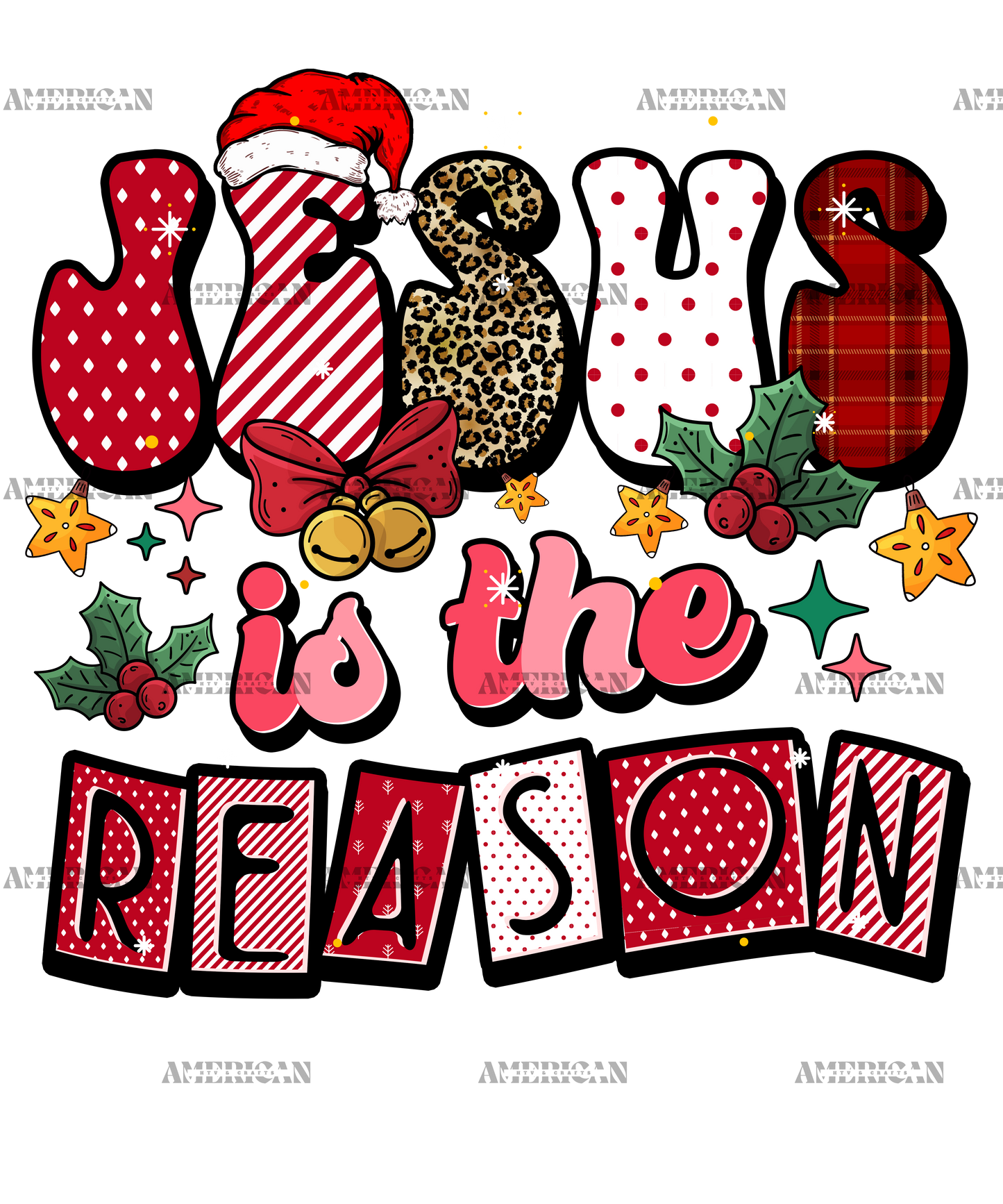Jesus Is The Reason-1 DTF Transfer