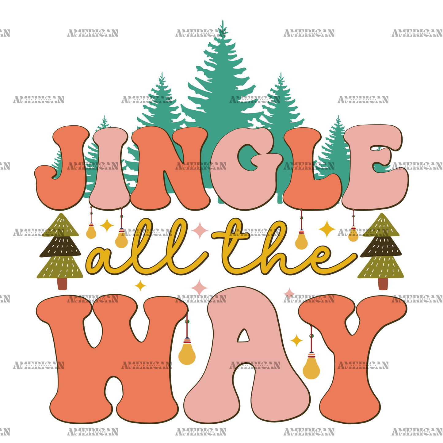 Jingle All The Way-4 DTF Transfer