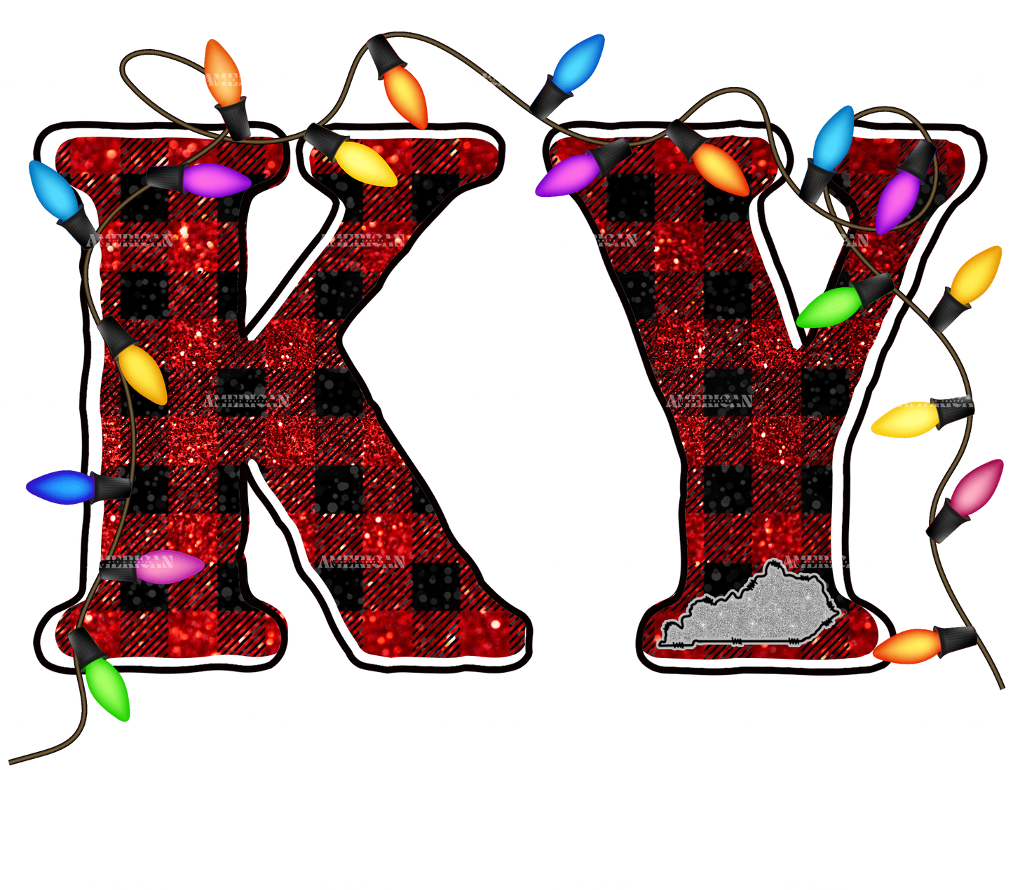 Kentucky Christmas DTF Transfer