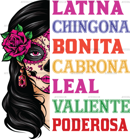 Latina Cabrona Dtf Transfer