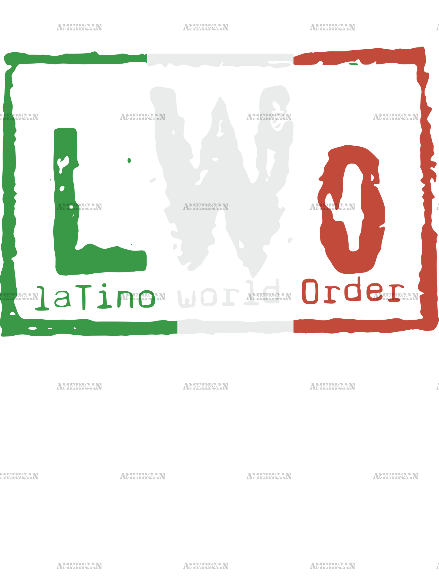 Latino World Order Dtf Transfer