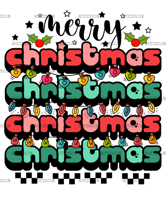 Merry Christmas-11 DTF Transfer