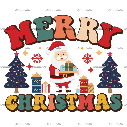 Merry Christmas-12 DTF Transfer