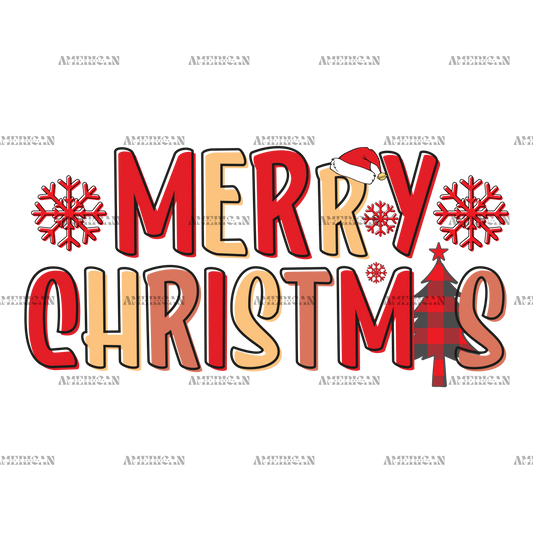 Merry Christmas-14 DTF Transfer