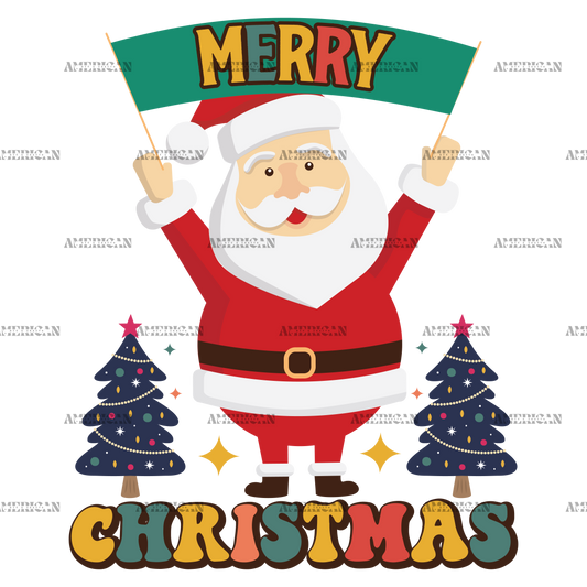 Merry Christmas-18 DTF Transfer
