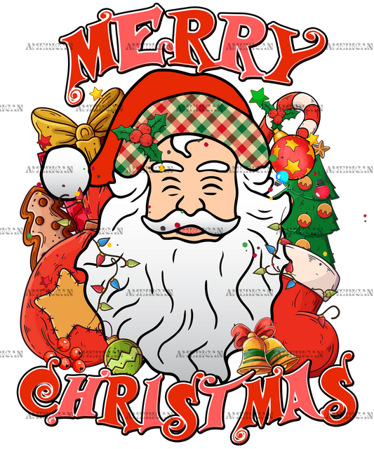 Merry Christmas-19 DTF Transfer