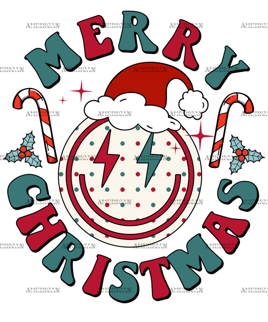 Merry Christmas-4 DTF Transfer
